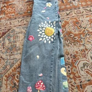 Painted jeans